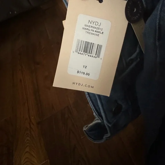 NYDJ Sure Stretch Marilyn Ankle Denim Jeans in Tremaine - Picture 6 of 6